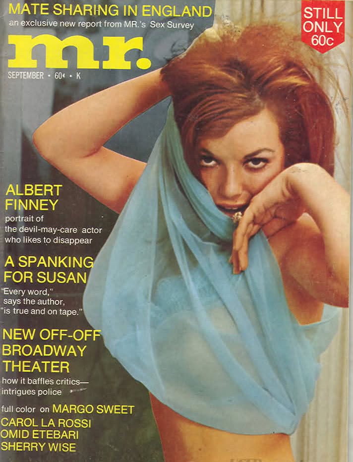 MISTER magazine side cover  September 1968