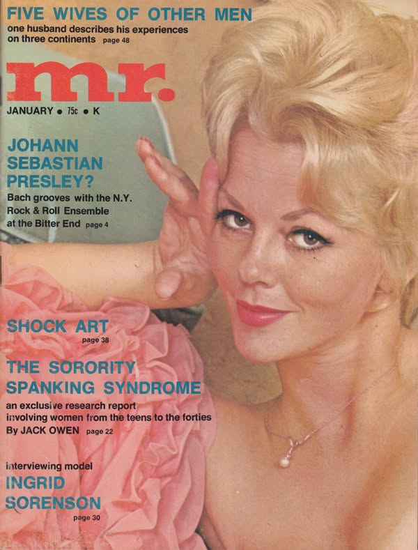 MISTER magazine side cover  January 1969