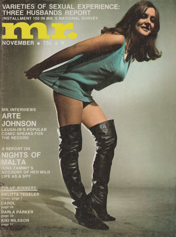 MISTER magazine side cover  November 1969