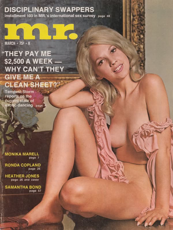 MISTER magazine side cover  March 1970