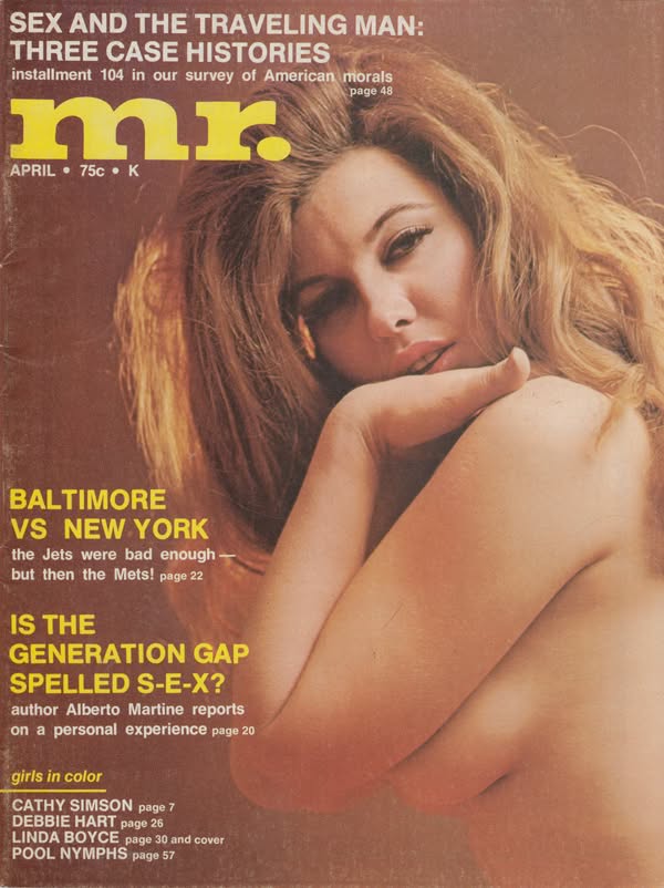 MISTER magazine side cover  April 1970
