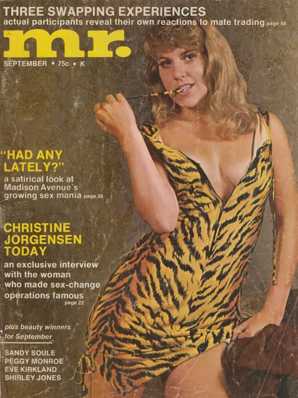 MISTER magazine side cover  September 1970