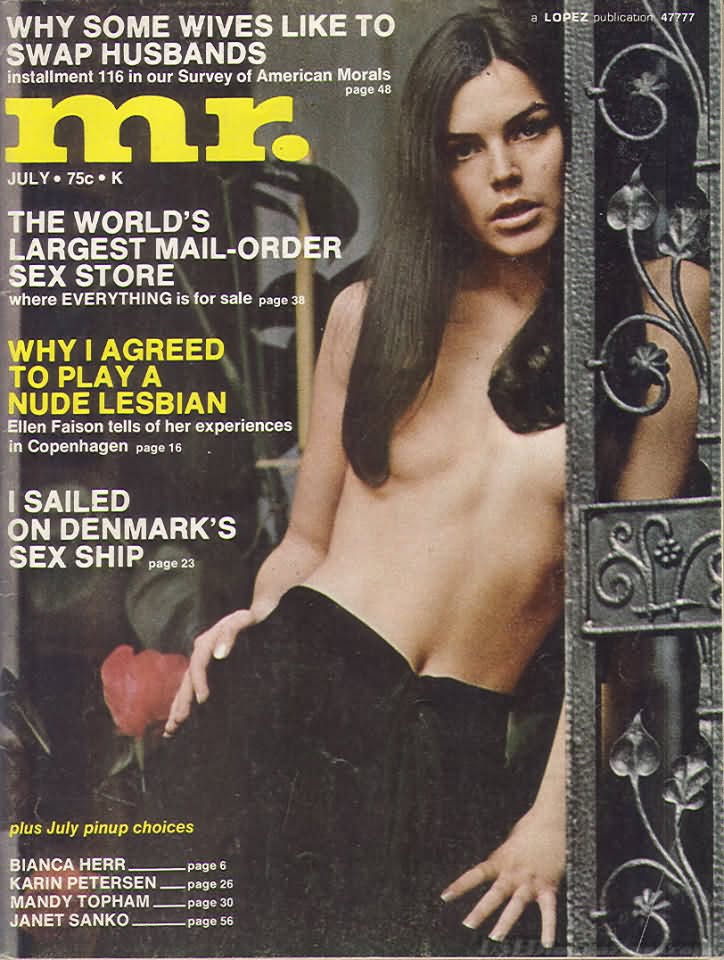 MISTER magazine side cover  July 1971