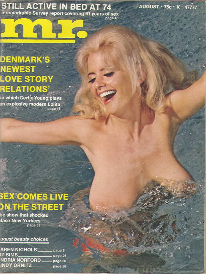 MISTER magazine side cover  August 1971