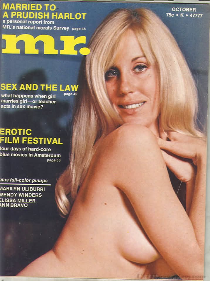 MISTER magazine side cover  October 1971