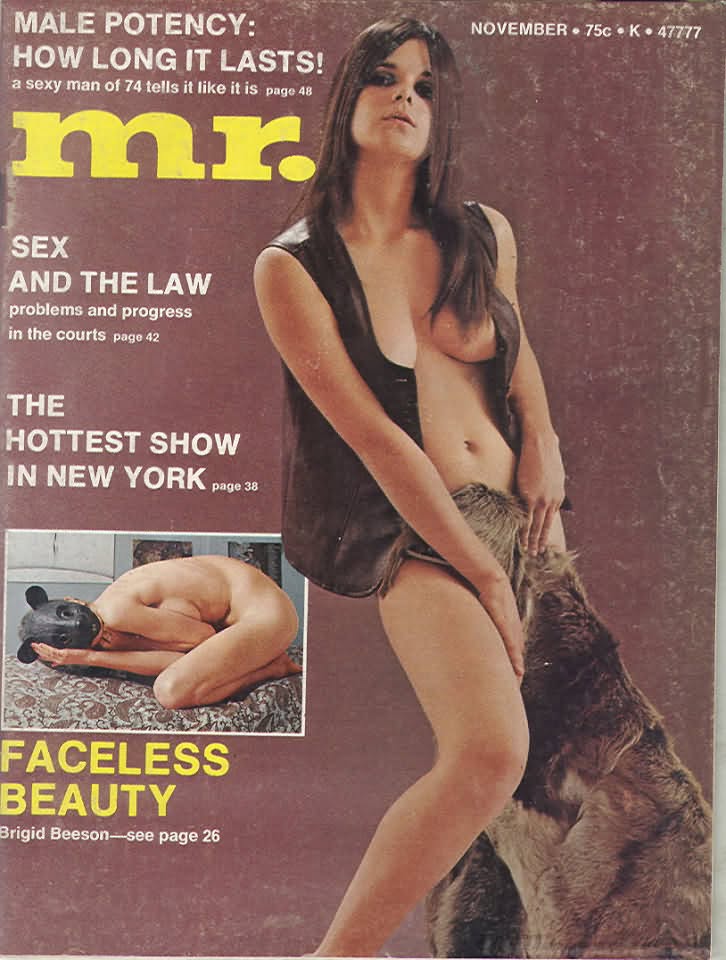 MISTER magazine side cover  November 1971