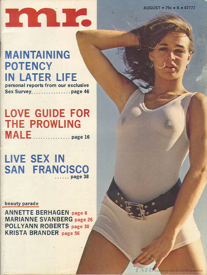MISTER magazine side cover  August 1972