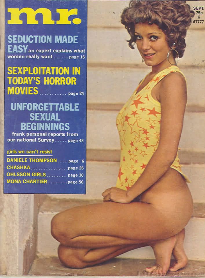 MISTER magazine side cover  September 1972