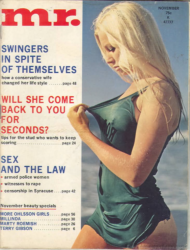 MISTER magazine side cover  November 1972