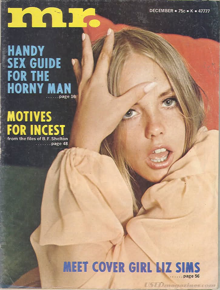 MISTER magazine side cover  December 1972
