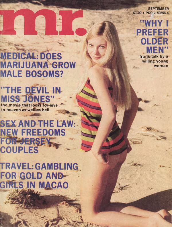 MISTER magazine side cover  September 1973