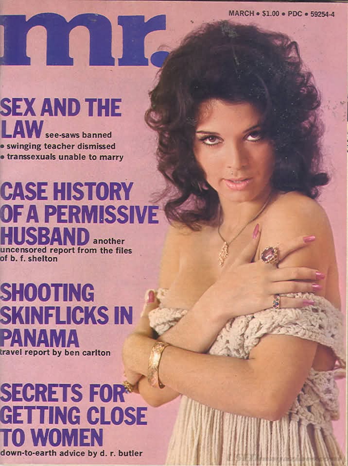 MISTER magazine side cover  March 1974