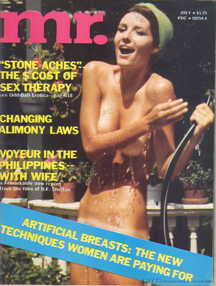 MISTER magazine side cover  July 1974