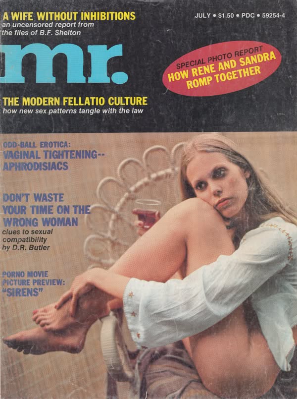 MISTER magazine side cover  July 1975