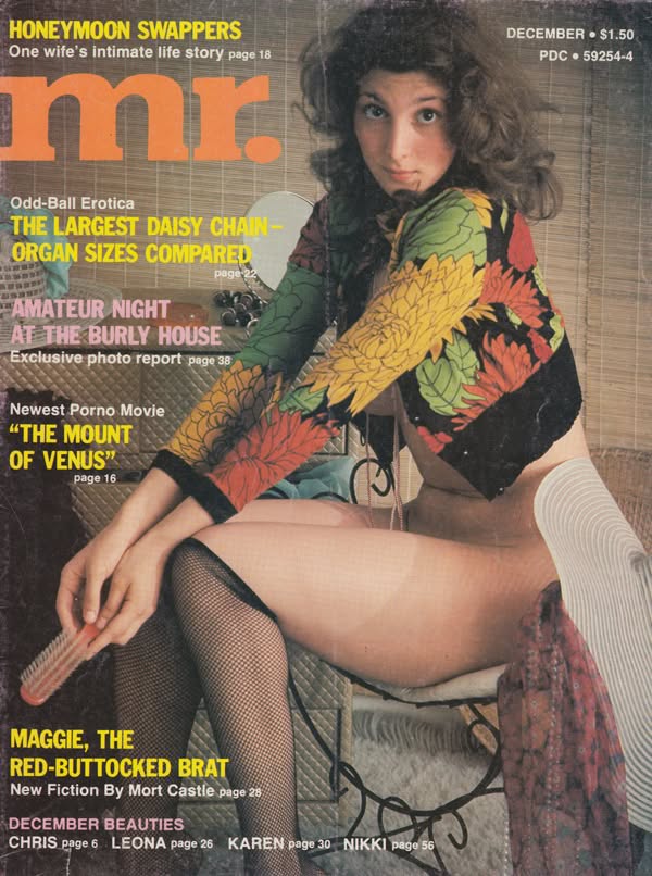 MISTER magazine side cover  December 1975