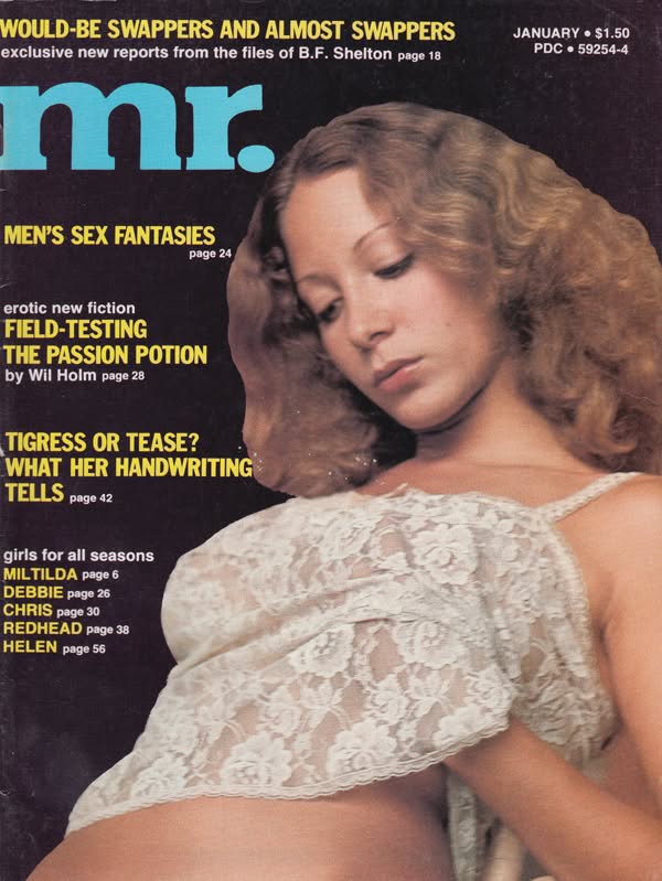 MISTER magazine side cover  January 1976
