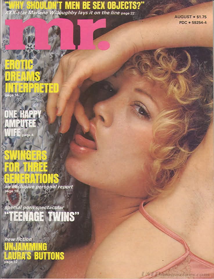 MISTER magazine side cover  August 1977