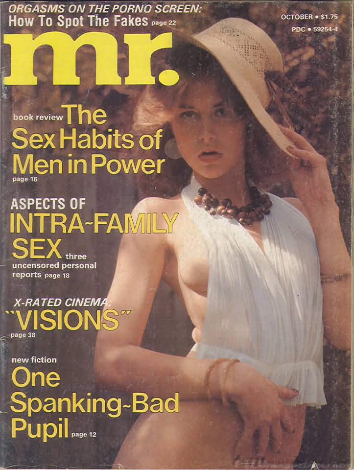 MISTER magazine side cover  October 1977