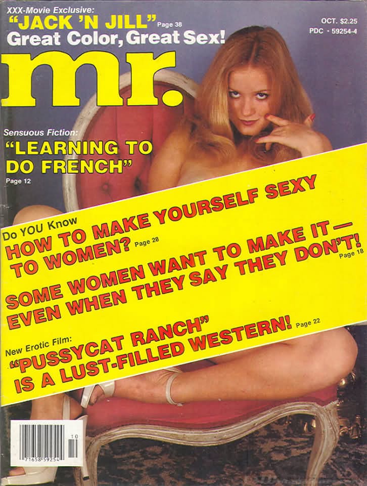MISTER magazine side cover  October 1979