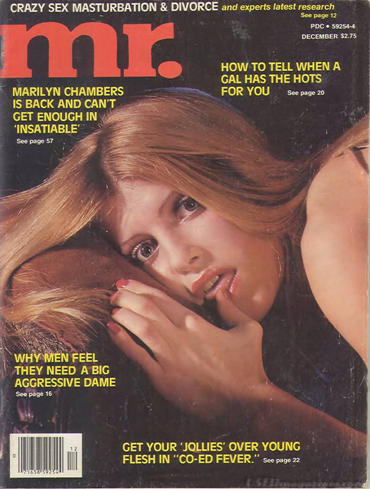 MISTER magazine side cover  December 1980