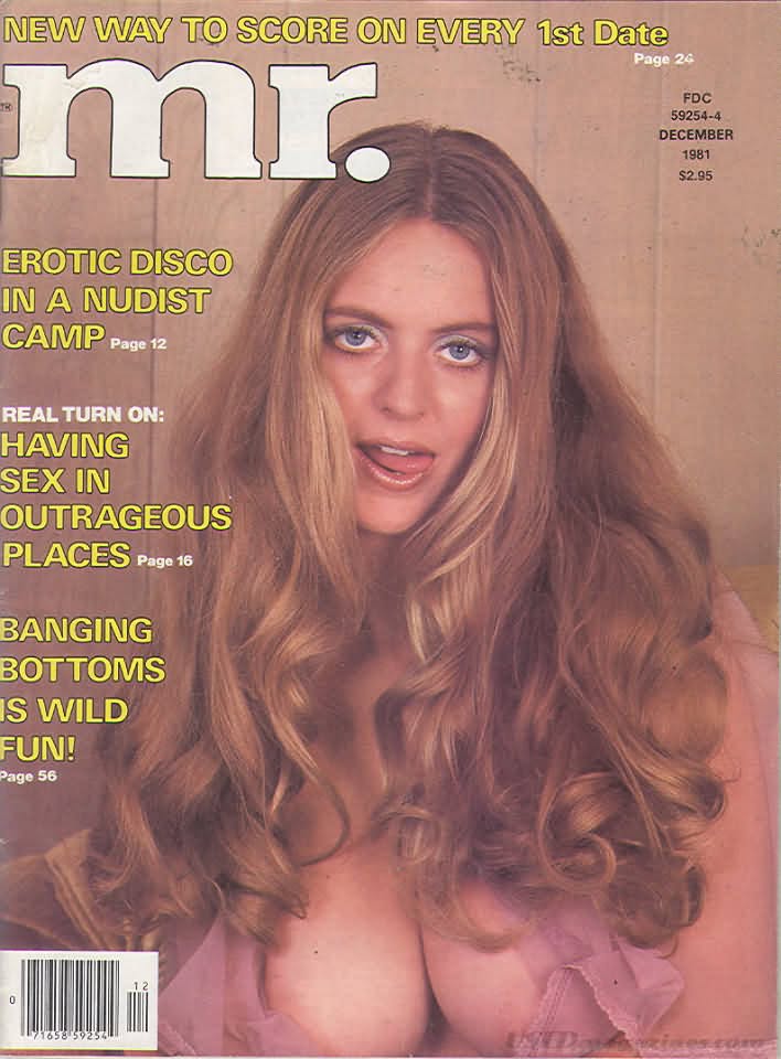 MISTER magazine side cover  December 1981