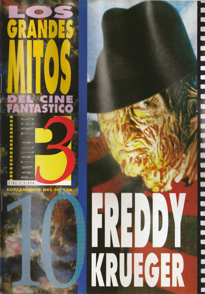 LOS GRANDES MITOS DEL CINE FANTASTICO magazine side cover Issue 10  