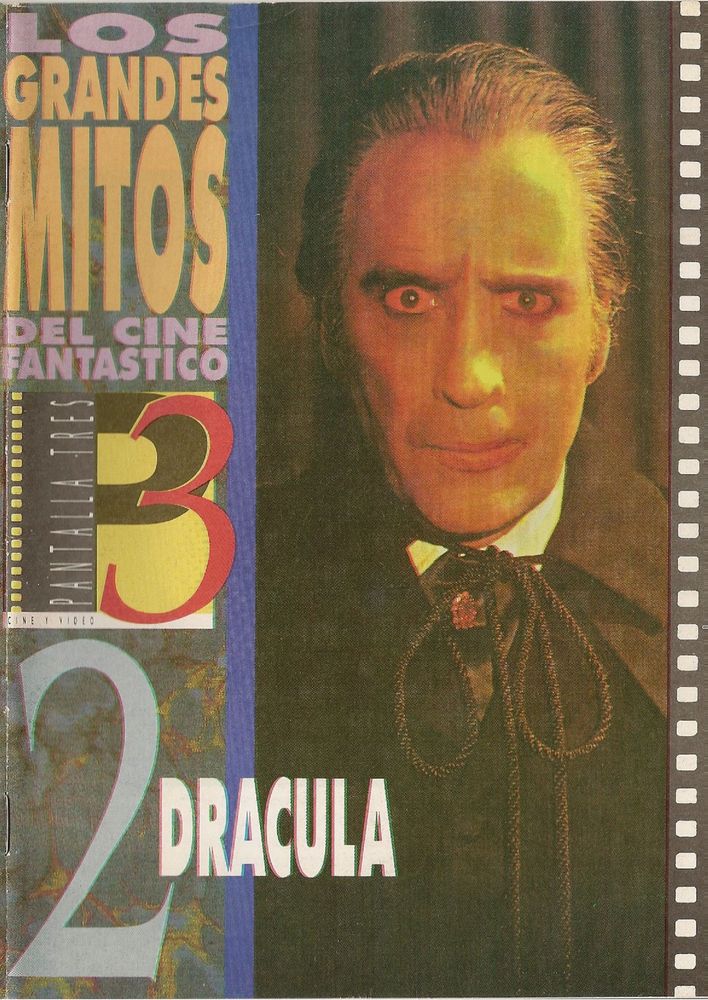 LOS GRANDES MITOS DEL CINE FANTASTICO magazine side cover Issue 2  