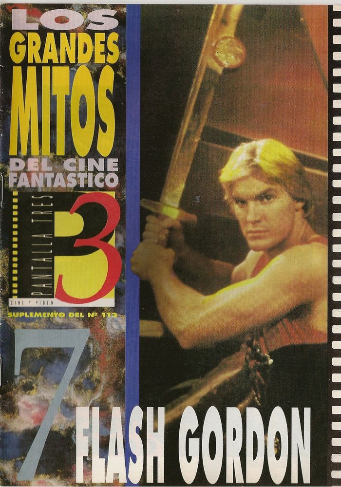 LOS GRANDES MITOS DEL CINE FANTASTICO magazine side cover Issue 7  
