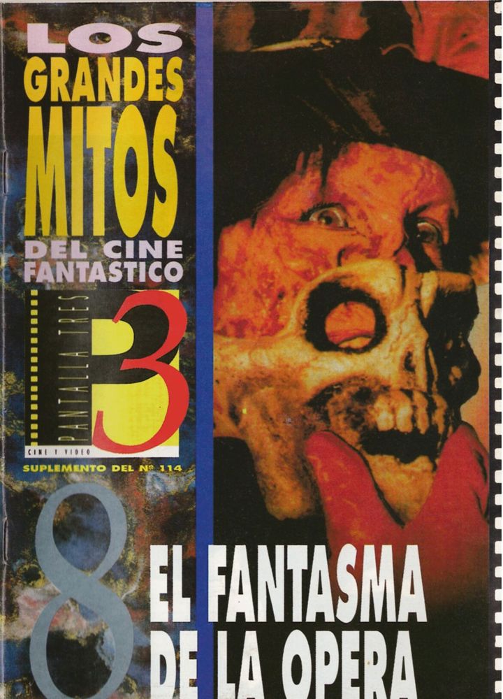 LOS GRANDES MITOS DEL CINE FANTASTICO magazine side cover Issue 8  