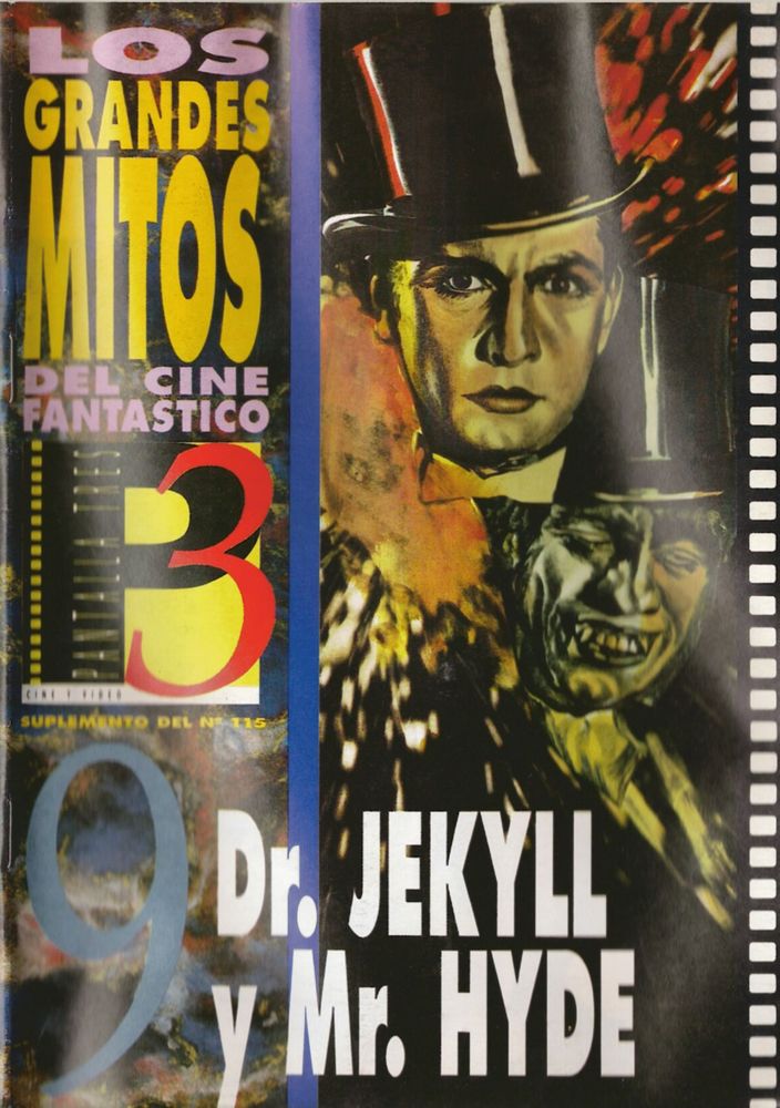 LOS GRANDES MITOS DEL CINE FANTASTICO magazine side cover Issue 9  