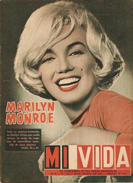 MI VIDA magazine side cover Issue 176 24 August 1961