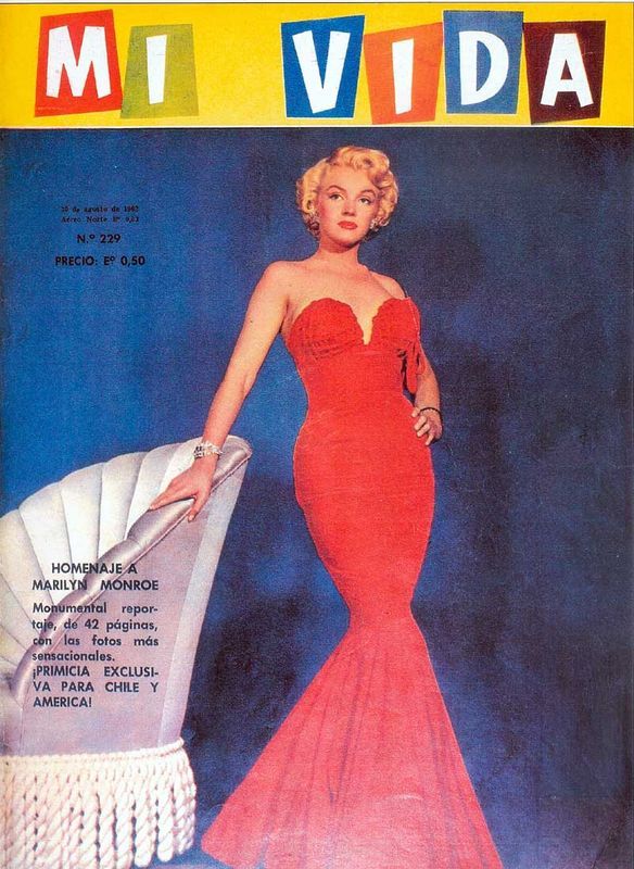 MI VIDA magazine side cover Issue 229 20 August 1962