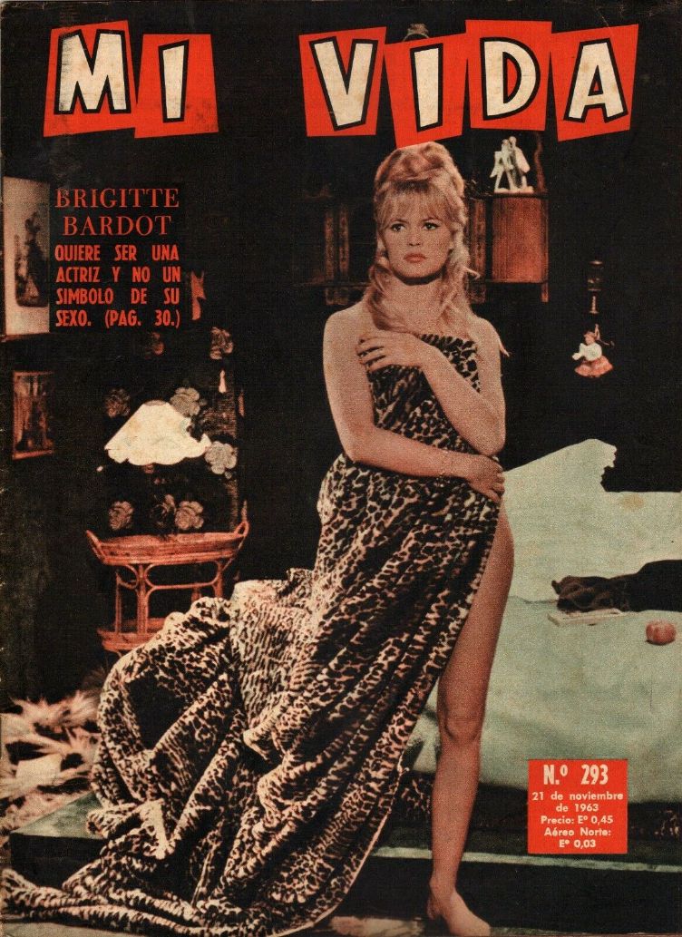 MI VIDA magazine side cover Issue 293 21 November 1963