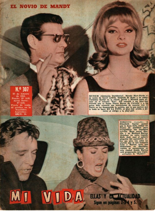 MI VIDA magazine side cover Issue 307 27 February 1964