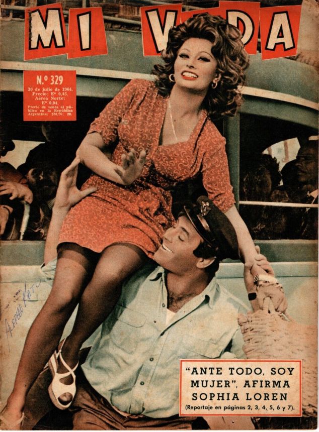 MI VIDA magazine side cover Issue 329 30 July 1964