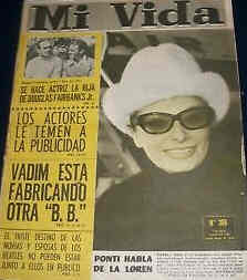 MI VIDA magazine side cover Issue 366 7 May 1965