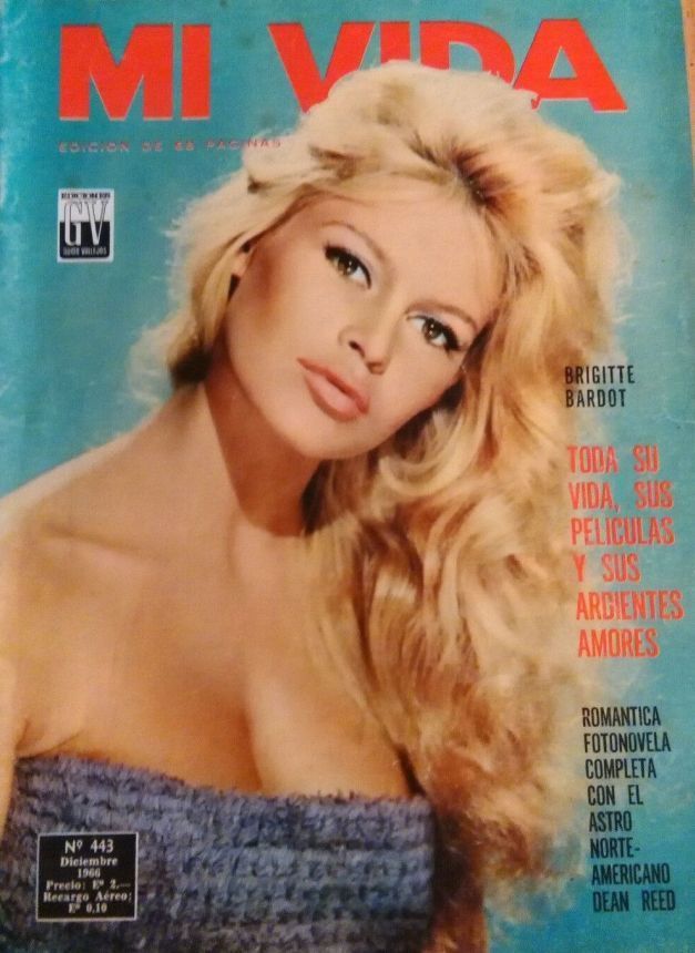 MI VIDA magazine side cover Issue 443  December 1966