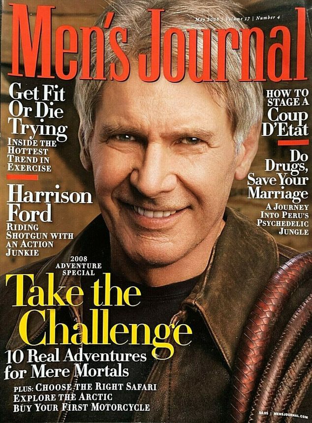 MENS JOURNAL USA magazine side cover  May 2008