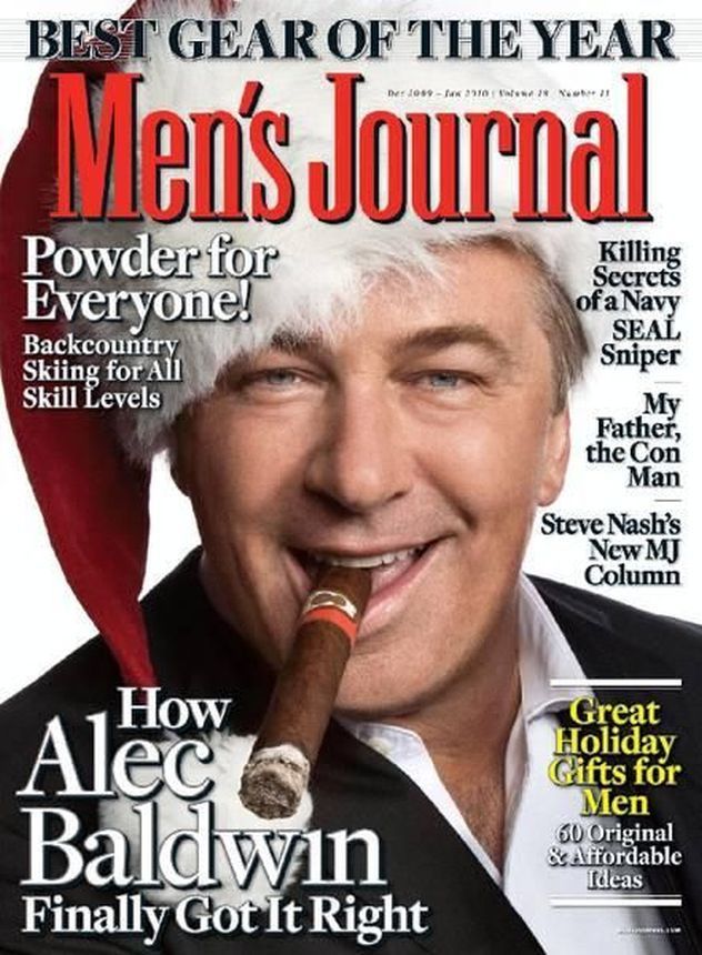 MENS JOURNAL USA magazine side cover  January 2010