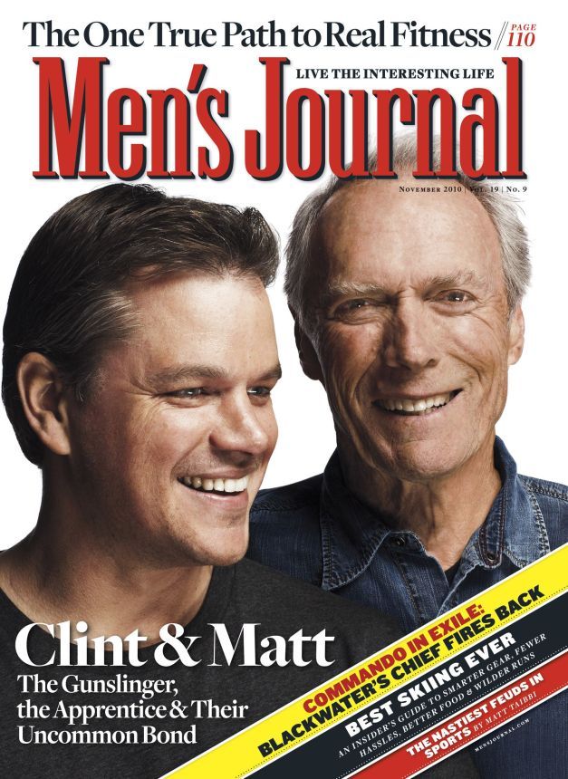 MENS JOURNAL USA magazine side cover  November 2010