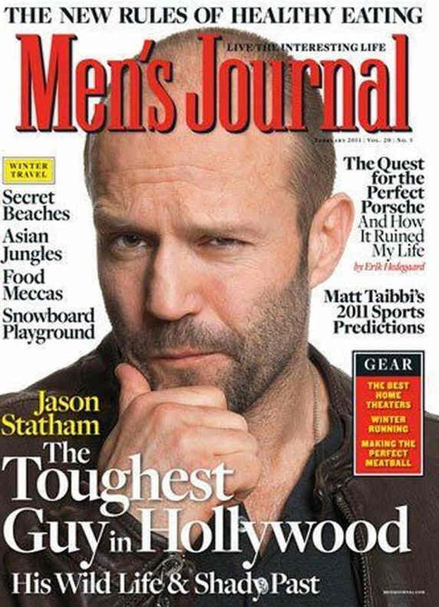 MENS JOURNAL USA magazine side cover  February 2011
