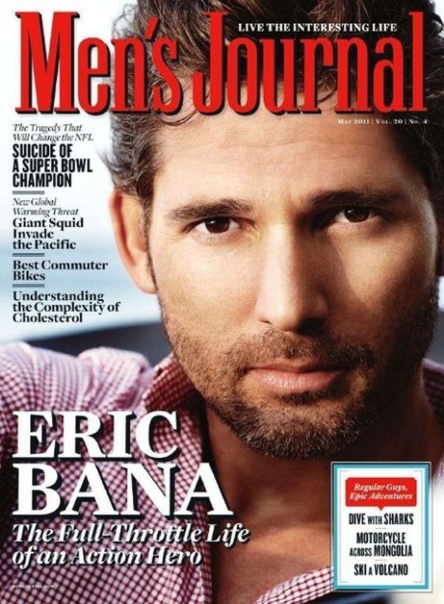 MENS JOURNAL USA magazine side cover  May 2011