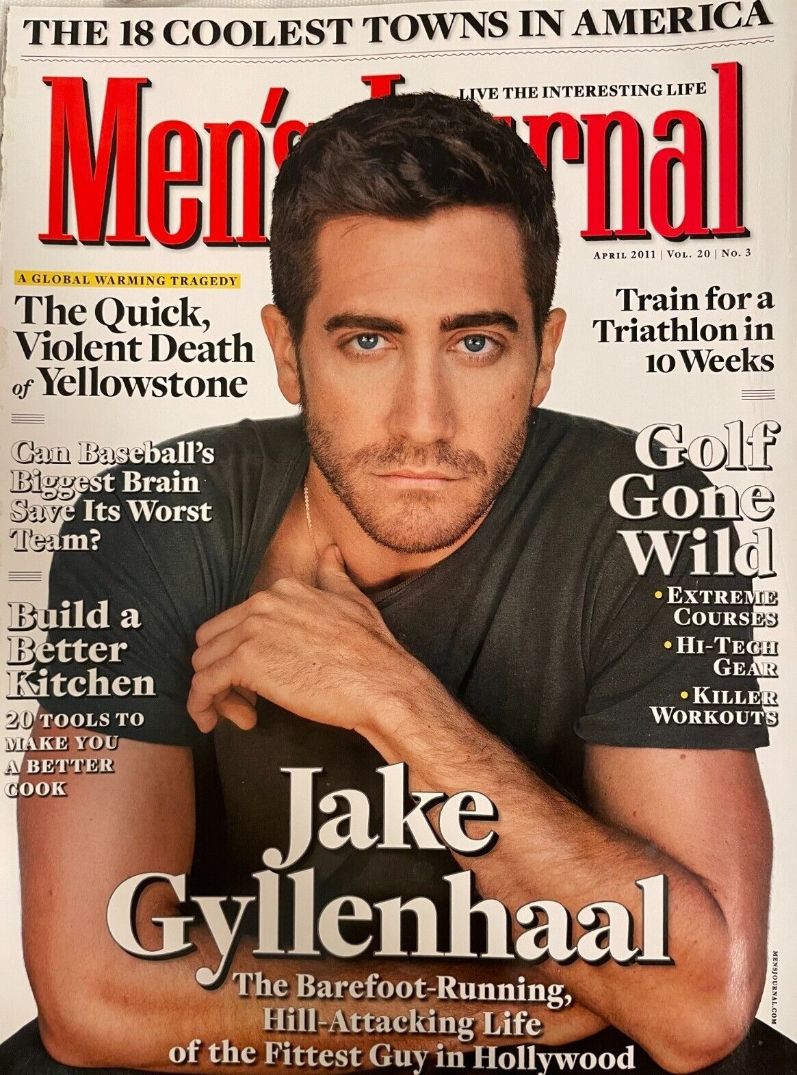 MENS JOURNAL USA magazine side cover  November 2011