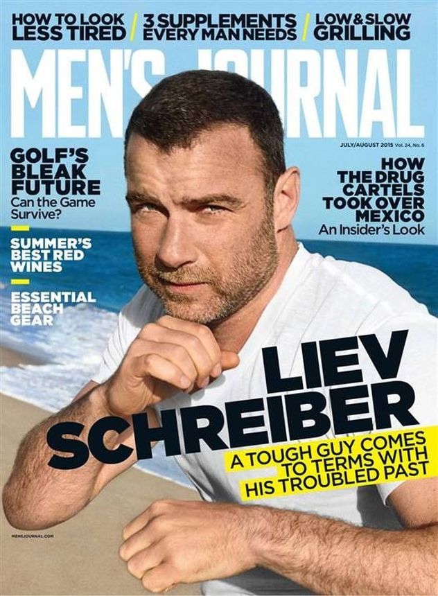 MENS JOURNAL USA magazine side cover  July/August 2015