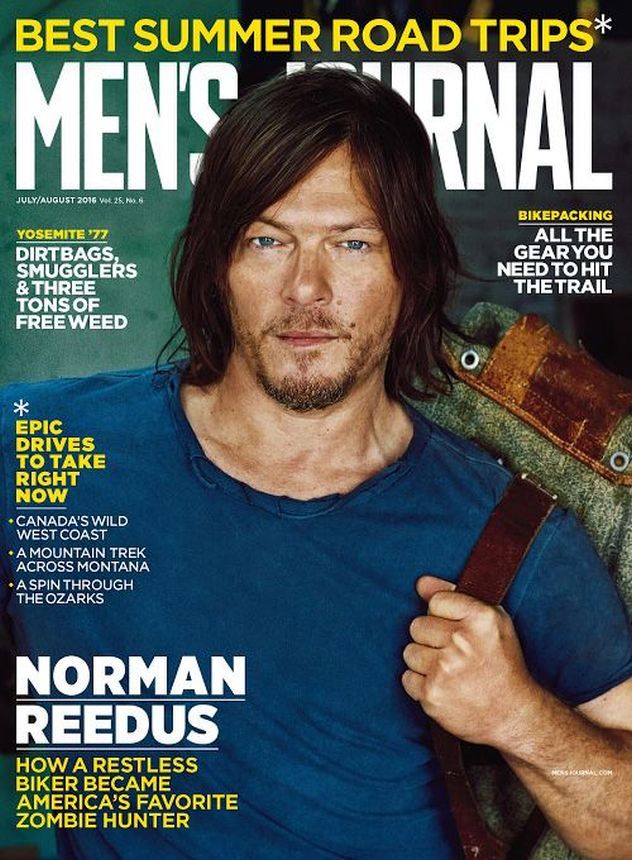 MENS JOURNAL USA magazine side cover  July/August 2016