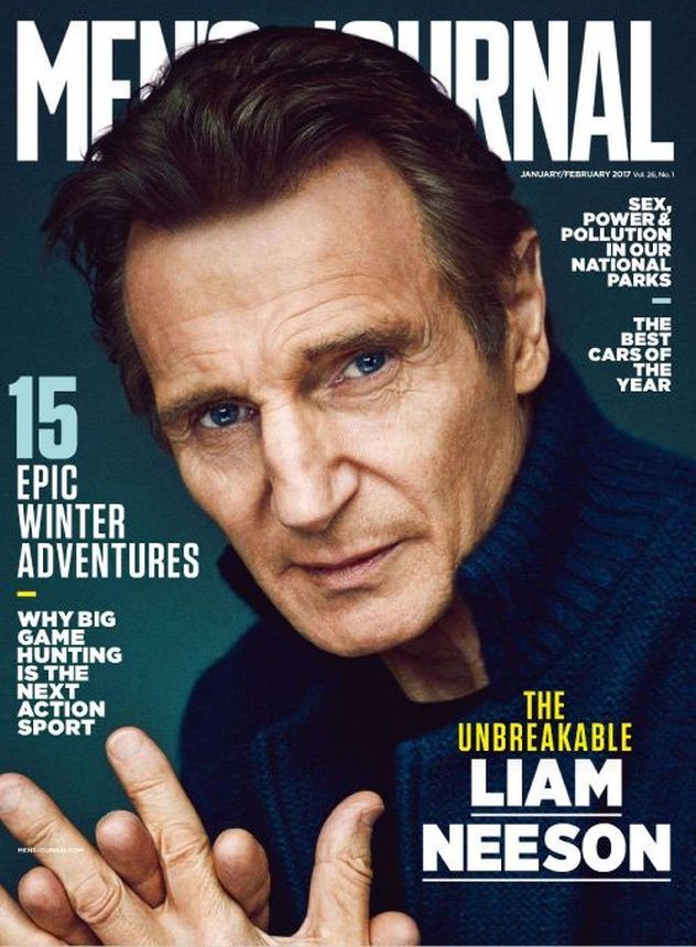 MENS JOURNAL USA magazine side cover  January/February 2017