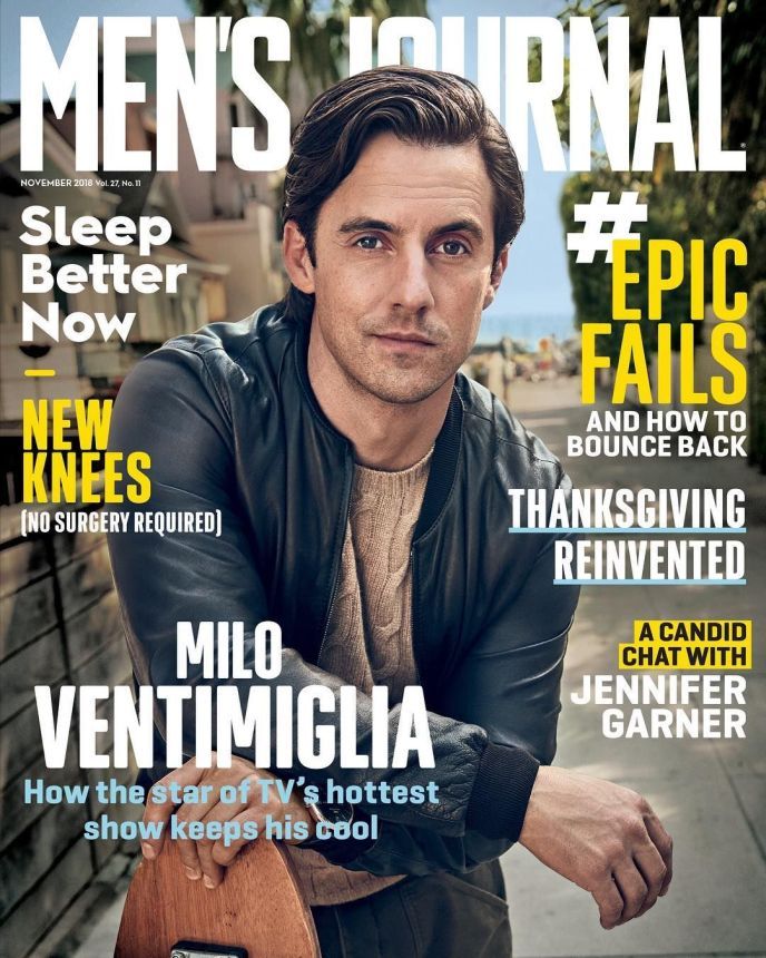 MENS JOURNAL USA magazine side cover  November 2018
