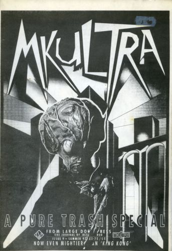MKULTRA magazine side cover Issue 9  1993