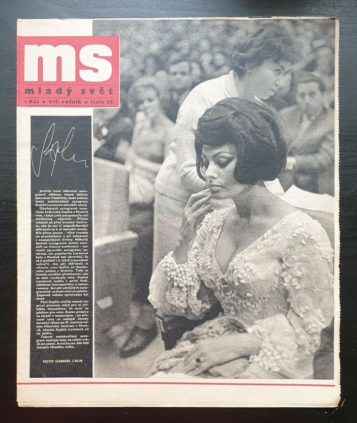 MLADY SVET magazine side cover Issue 32   1965