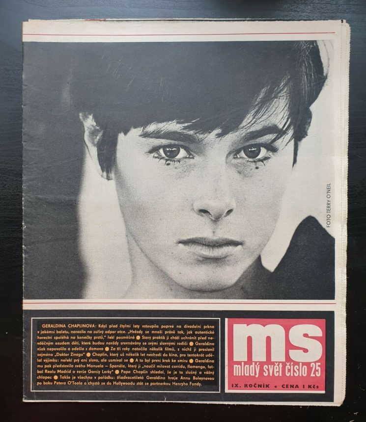 MLADY SVET magazine side cover Issue 25   1967